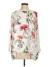 Rafaella 100% Polyester Floral Ivory 3/4 Sleeve Blouse Size L - photo 1