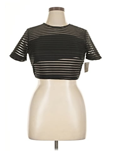 Charlotte Russe Short Sleeve Turtleneck (view 1)