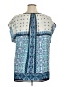 Daniel Rainn 100% Polyester Blue Short Sleeve Blouse Size XL - photo 2