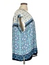 Daniel Rainn 100% Polyester Blue Short Sleeve Blouse Size XL - photo 4