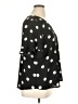 Worthington 100% Polyester Polka Dots Black Short Sleeve Blouse Size XL - photo 4