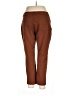 Christopher & Banks Solid Brown Casual Pants Size 14 Petite - photo 2