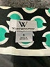 Worthington 100% Polyester Graphic Teal Casual Skirt Size 8 - photo 4