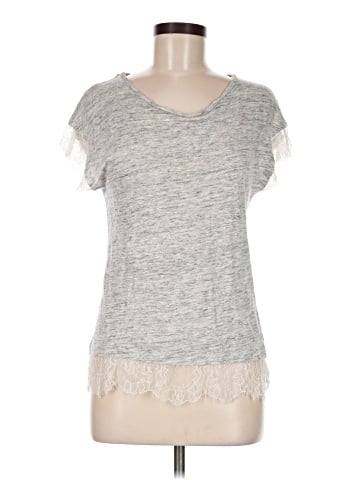 Zara W&B Collection Short Sleeve Top (view 1)