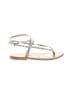 K Jacques St. Tropez Silver Sandals Size EU 36 - photo 1