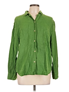 Zara Long Sleeve Button-Down Shirt (view 1)