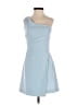 French Connection Solid Blue Cocktail Dress Size 0 - photo 1