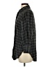 Something Navy 100% Viscose Plaid Gray 3/4 Sleeve Button-Down Shirt Size XS - photo 5