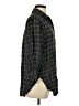 Something Navy 100% Viscose Plaid Gray 3/4 Sleeve Button-Down Shirt Size XS - photo 4