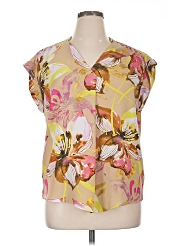 Liz Claiborne Short Sleeve Blouse (view 1)