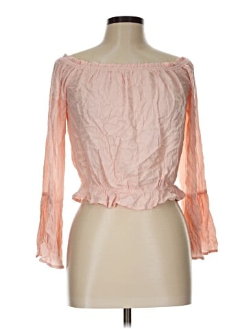 Peach Love 3/4 Sleeve Blouse (view 1)