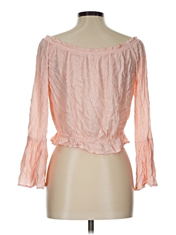 Peach Love 3/4 Sleeve Blouse (view 2)