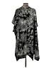 Chico's 100% Polyester Tropical White Black Kimono Size S - photo 2