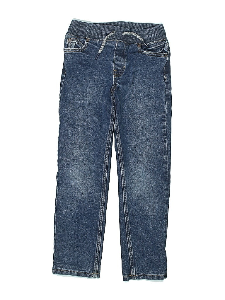 Pre-owned Lands' End Kids' Jeans In Blue