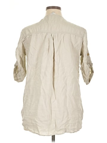 Company Ellen Tracy 3/4 Sleeve Button-Down Shirt (view 2)