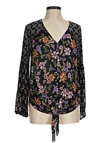 Style&Co Long Sleeve Blouse (view 1)