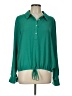 Tommy Hilfiger Green Long Sleeve Blouse Size L - photo 1