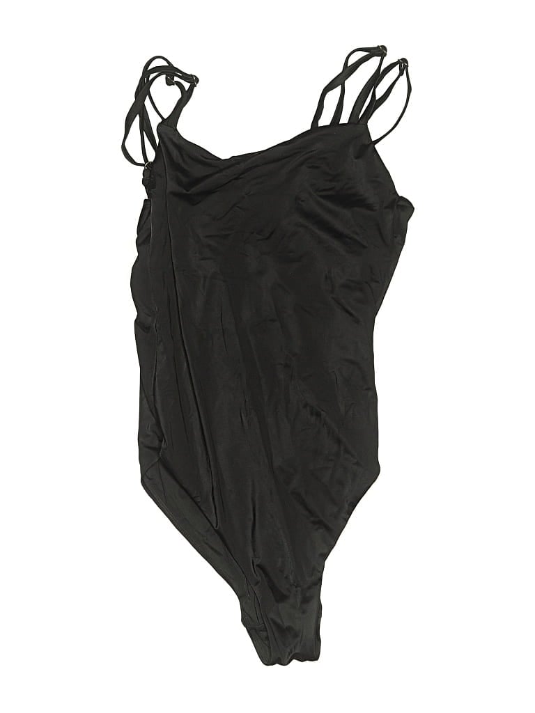 Pre-owned Andie Bodysuit In Black