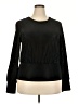 Bar III Black Long Sleeve Blouse Size XXL - photo 1