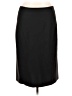 Theory Solid Black Wool Skirt Size 10 - photo 1