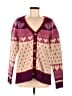 LoveShackFancy Hearts Purple Cardigan Size M - photo 1