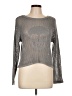 No Comment 100% Acrylic Metallic Gray Pullover Sweater Size L - photo 1