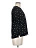 Gap 100% Rayon Polka Dots Black Short Sleeve Blouse Size M - photo 4