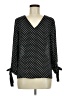 CeCe 100% Polyester Polka Dots Black 3/4 Sleeve Blouse Size M - photo 1
