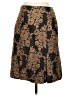 Ann Taylor Print Brown Formal Skirt Size 4 Petite - photo 1
