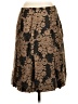 Ann Taylor Print Brown Formal Skirt Size 4 Petite - photo 2