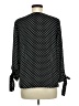 CeCe 100% Polyester Polka Dots Black 3/4 Sleeve Blouse Size M - photo 2
