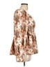 Shein Curve Brown Long Sleeve Blouse Size 12 Plus (0) - photo 4