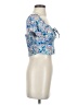 Shein 100% Polyester Blue Short Sleeve Blouse Size S - photo 4