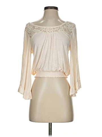 About A Girl 3/4 Sleeve Blouse (view 1)