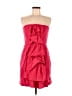 BCBGMAXAZRIA 100% Polyester Solid Red Cocktail Dress Size 8 - photo 1