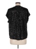 Dillard's Stars Black Short Sleeve Top Size M (estimated) - photo 2
