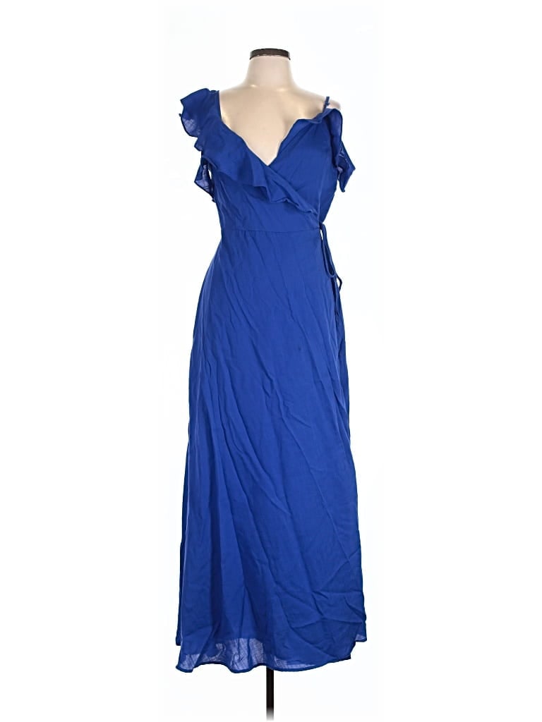 Pre-owned Sugar Lips Cocktail Dress In Blue