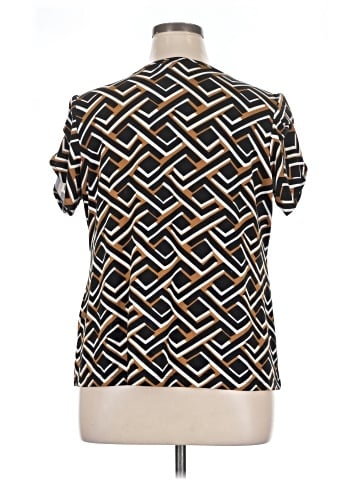 JM Studio Short Sleeve Blouse (view 2)
