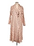 Shein Curve 100% Polyester Polka Dots Tan Casual Dress Size 12 Plus (0) - photo 1