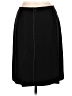 Amanda Smith 100% Polyester Solid Black Casual Skirt Size 12 Petite - photo 2