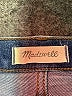 Madewell 100% Leather Stripes Blue Jeans Size 28 waist (tall) - photo 4