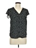 H&M Black Short Sleeve Blouse Size 6 - photo 1