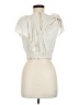 Open Edit 100% Elastic Ivory Sleeveless Blouse Size M - photo 2