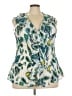 Sunny Leigh 100% Polyester Ivory Sleeveless Blouse Size 3X - photo 1