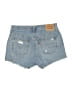 Levi's 100% Cotton Blue Denim Shorts Size 29 waist - photo 2
