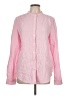 Gap 100% Cotton Color Block Pink Long Sleeve Blouse Size L - photo 1
