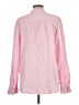 Gap 100% Cotton Color Block Pink Long Sleeve Blouse Size L - photo 2