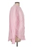 Gap 100% Cotton Color Block Pink Long Sleeve Blouse Size L - photo 4