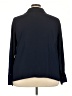 ELOQUII 100% Polyester Blue Long Sleeve Blouse Size 22 Plus - photo 2