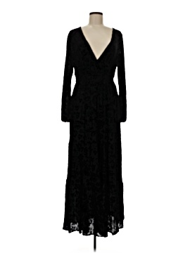 midi dot dress Self-Portrait - Navy Bandeau Polka Dot Satin Midi Dress
